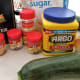 Ingredients for the relish.