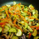 Cook and stir until the veggies are softened.