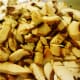 Sliced mushrooms