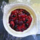 Add the cooked berries.