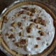 Sprinkle some of the crumbles onto the pie for a pretty topping.