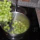 Add the berries to the pot.