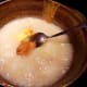 Add peanut butter, butter, and vanilla and stir well into mixture.