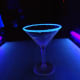 This honey and sugar rimming glows under a black light.