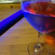 The drink will have different shades of color depending on how the light hits it.