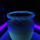 The rim will glow a yellow color as well.