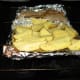 Place pan in oven that's been preheated to 400 degrees.