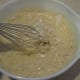 Whisk the batter.