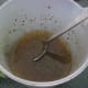 I prepared the dressing in an easy-to-pour measuring cup.