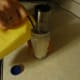 Add some milk to make the ice cream smoother.
