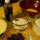 Ingredients for arroz con leche or Mexican rice pudding.