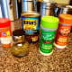 The ingredients to make a pot of black beans.