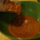 After blending, pour into a bowl.