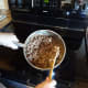 Keep mixing till the cereal is fully coated.