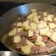 Add one peeled and cubed potato.