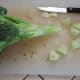 Cut stalks into bite-sized pieces.