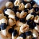 Ackee fruit with seeds still attached