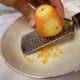 2.Grate orange peel (or lemon peel).