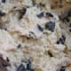 Olives added to the crust mixture.