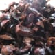 Chopped olives.