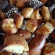 Small pieces of crunchy toast