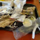 All the paper products and packaging can really add up. This was from just three people during one meal.