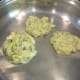 Make sure the fritters aren't touching while they fry.
