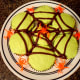 Our finished pull-apart spider web cupcakes.