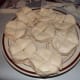 Quartered biscuits.