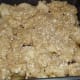 Apple cobbler ready for the oven.