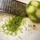 Zest Lime by grating it using small grater and pushing down.