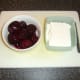 Cooked beets and feta cheese