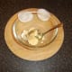 Mustard, mayo and seasoning are added to duck egg yolks