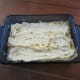 Layer #2: Noodles and ricotta.