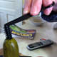 Insert the spiral tool into the top of the pickle.