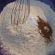 Whisk the flour, bicarb, baking powder, salt and cinnamon together.