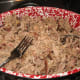Shred the pork.