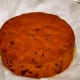 A delicious fruit Christmas cake.