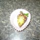 icing sunburst with M & M center