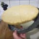 A non-stick loose bottom 9" pan