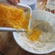 Stir in the cheese.