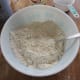 Stir until the mixture is crumbly-textured.