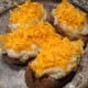 Refill the jackets, top with cheese, and bake again until cheese is melted.