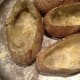 Scoop out the potatoes. Save the jackets.