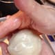Oil your fingers up really good to shape the dough.