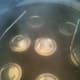 Put the jars into a water bath canner and process for 10 minutes. Once the ten minutes are up, remove the jars. You will start to hear them seal.