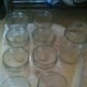 Sterilized jars ready to be filled. Fill each jar until it is 1/4" from the top.