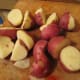 I cut the Potatoes to spread them out. Less is More!
