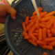Usually I don't use Baby Carrots because they don't break down as easily as regular carrots. These 1 Lb. bags of Baby Carrots were "Buy One, Get One Free!" I Couldn't pass it up. It worked. And I saved Money!