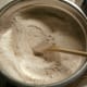 Combine brown sugar and flour.